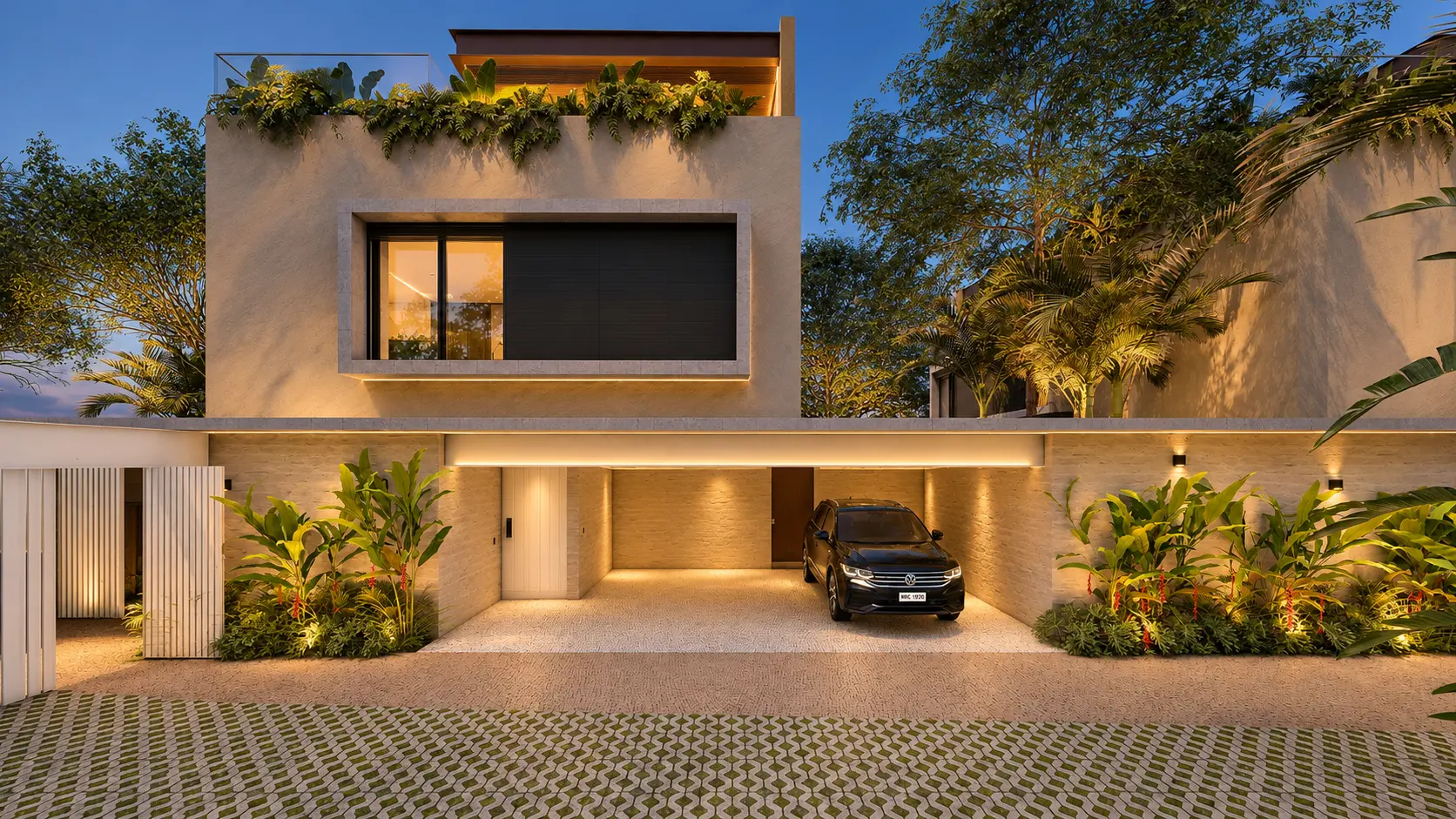 Casa · fachada frontal
