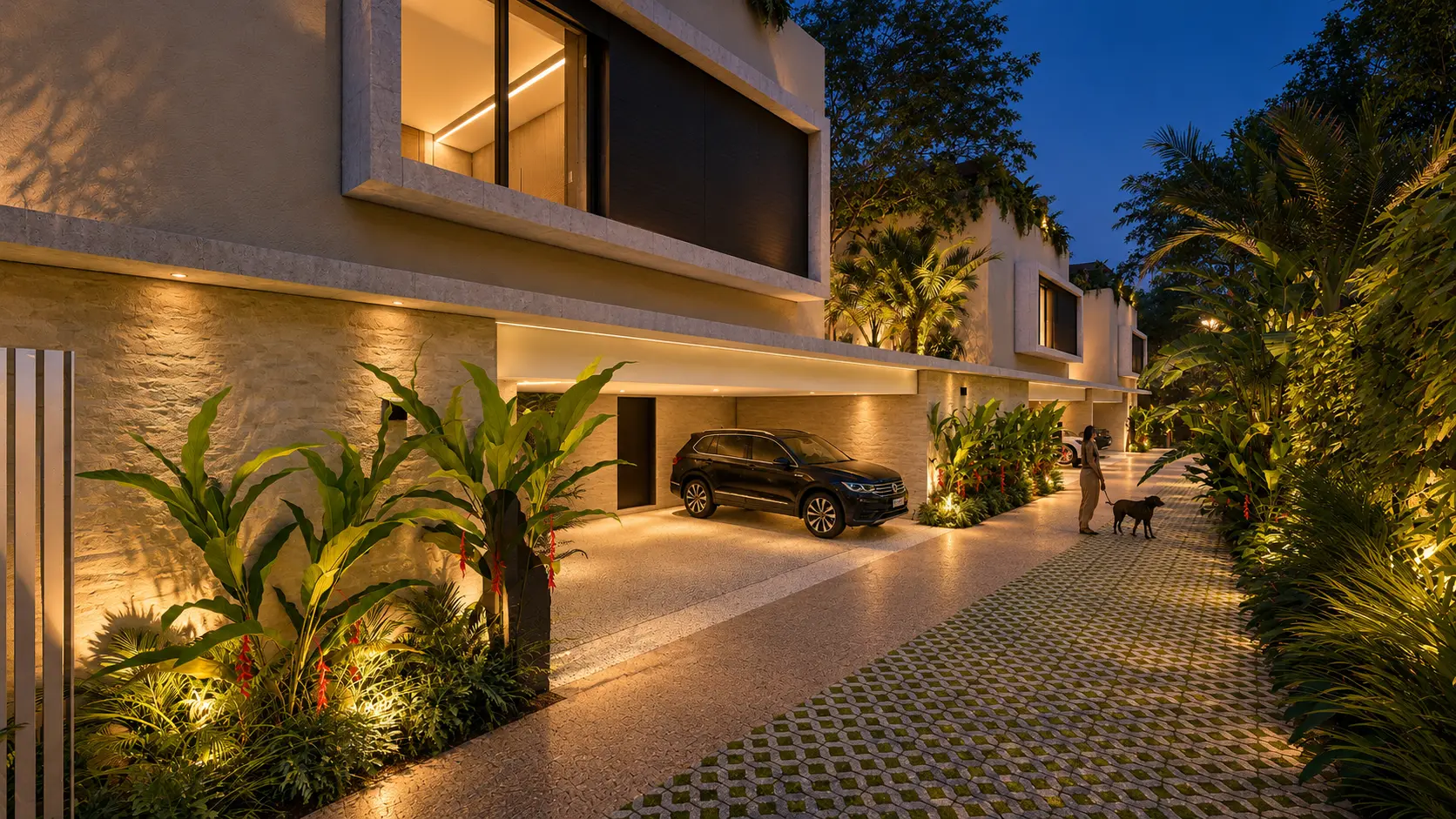 Acesso e garagens